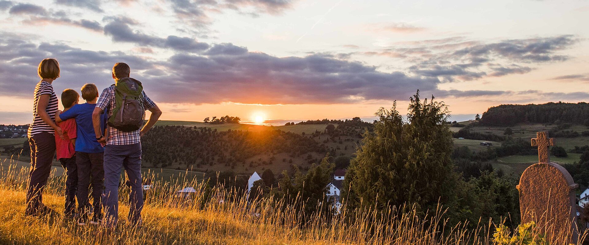 Blick vom Kalvarienberg in Alendorf