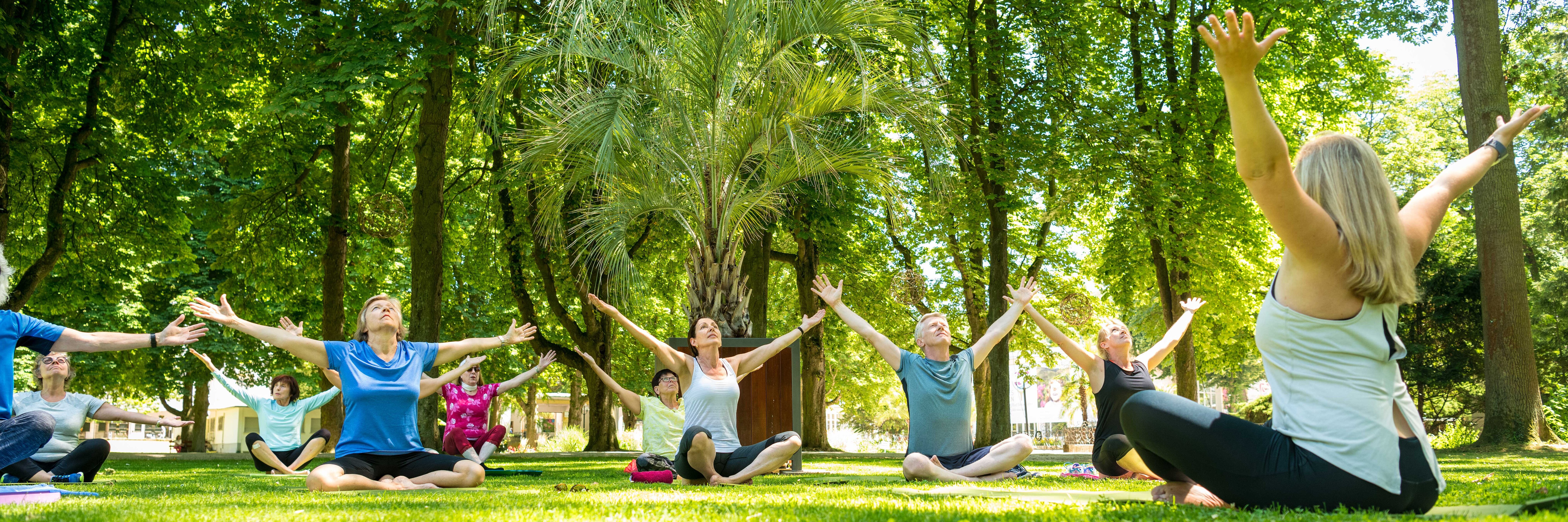 "Yoga im Park" im Kurpark Bad Neuenahr