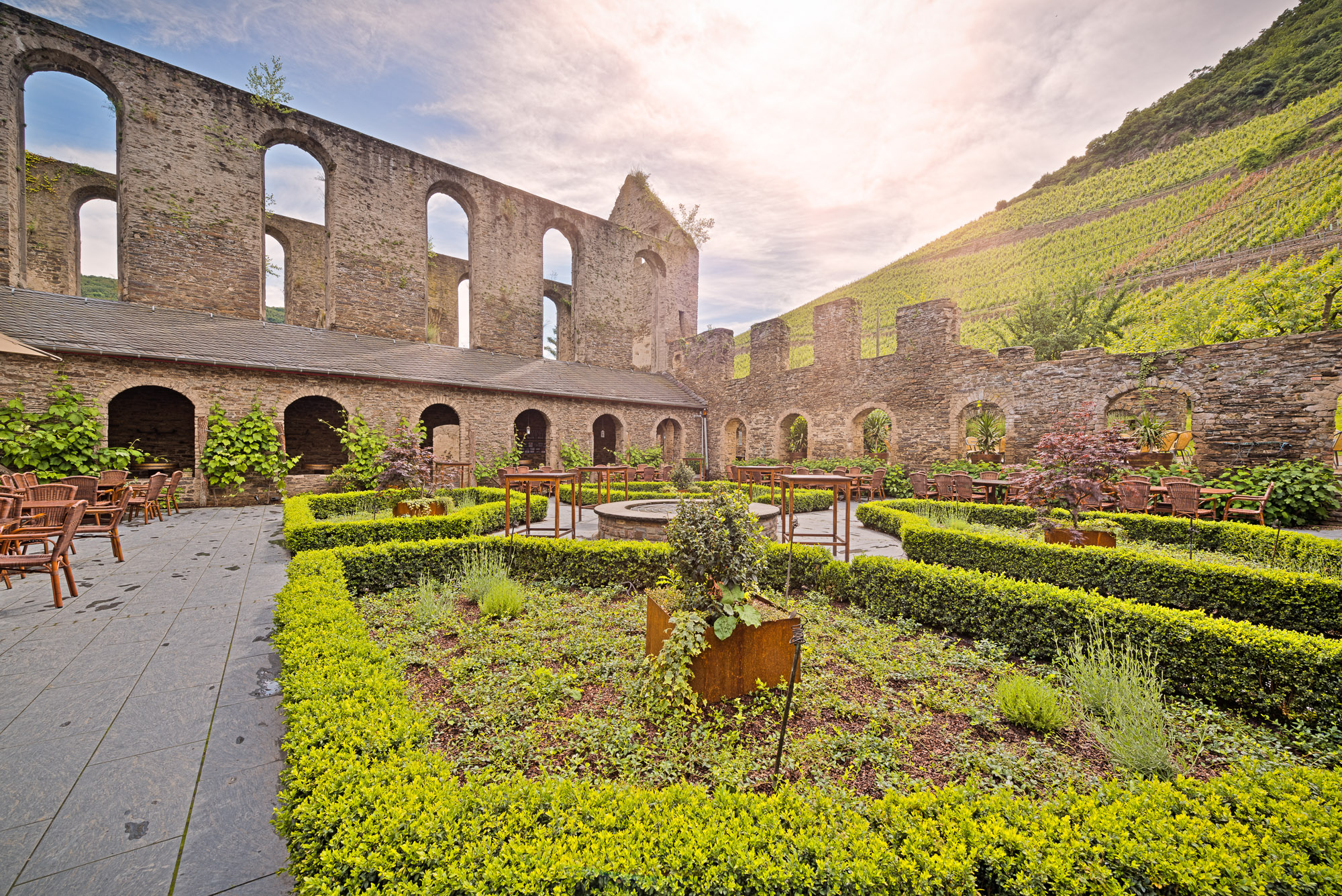 Blick ins Kloster Marienthal