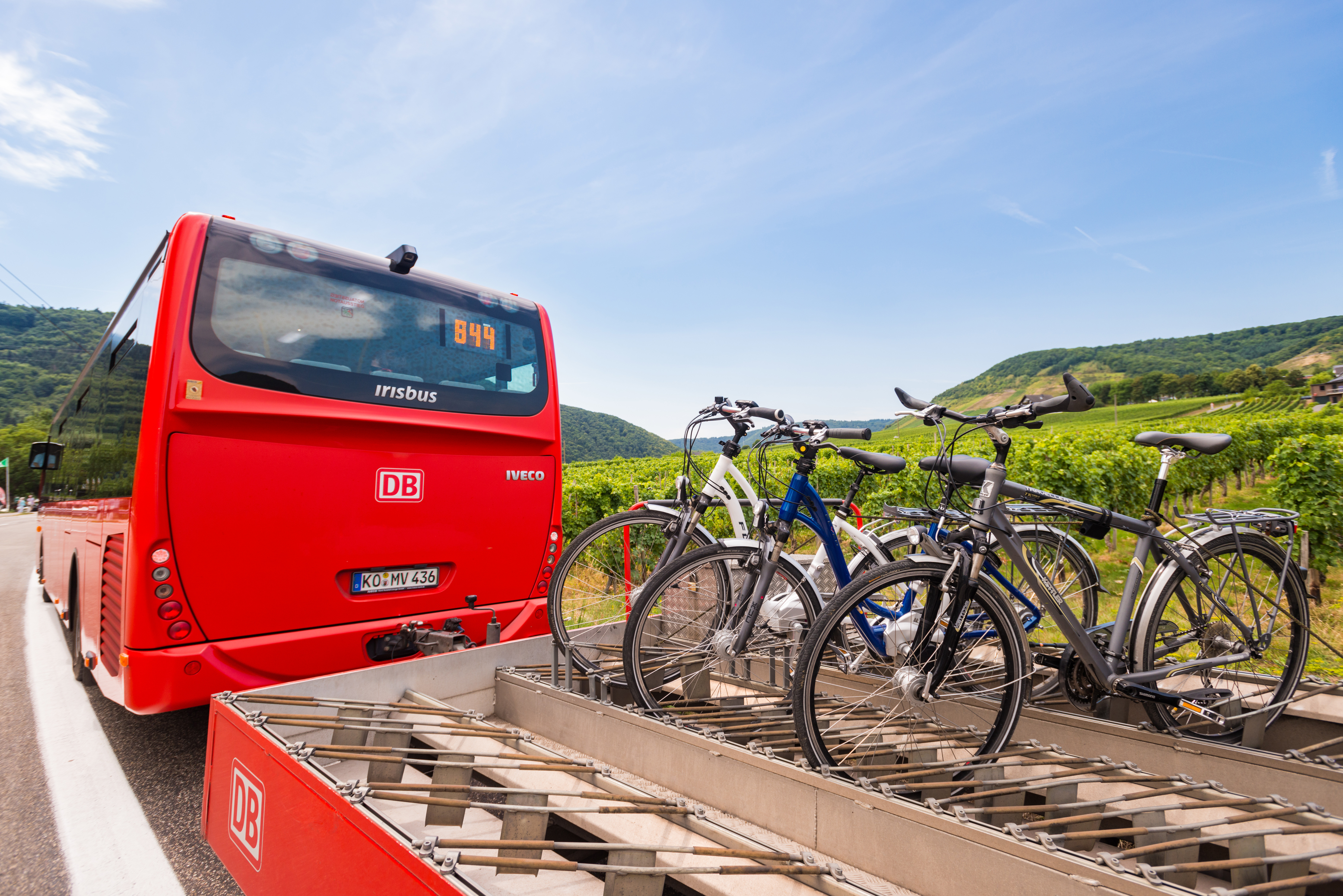 Fahrradmitnahme auf dem Rad- und Wanderbus der Deutschen Bahn