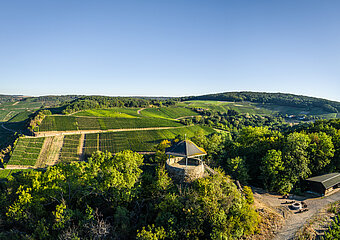 Aussichtspavillon, Ahrtal, Bunte Kuh, Panoramablick, Walporzheim, Rotweinwanderweg