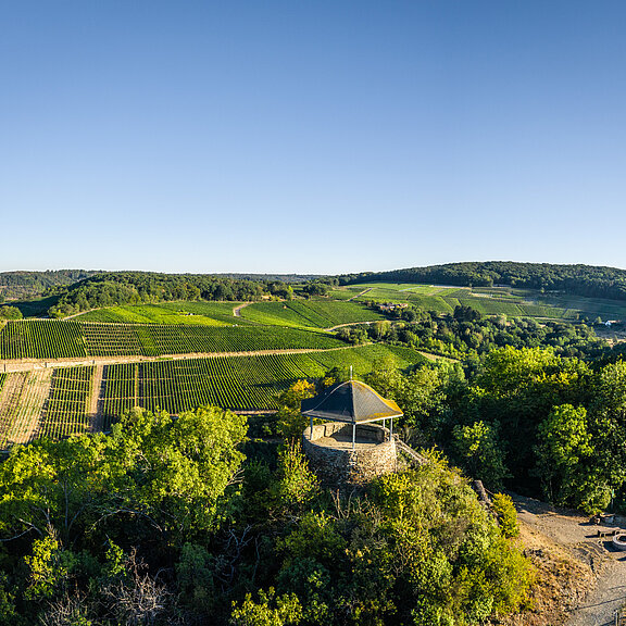 Aussichtspavillon, Ahrtal, Bunte Kuh, Panoramablick, Walporzheim, Rotweinwanderweg