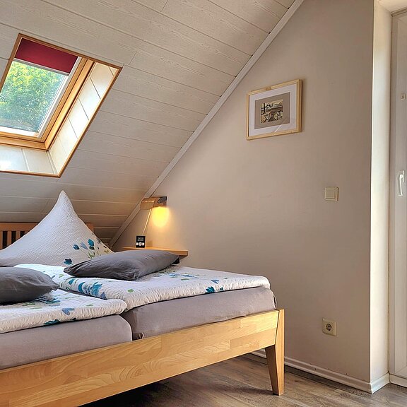 Schlafzimmer mit Balkon 1.Etage