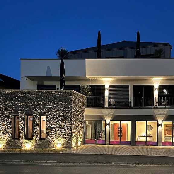 Aussenansicht Beleuchtung