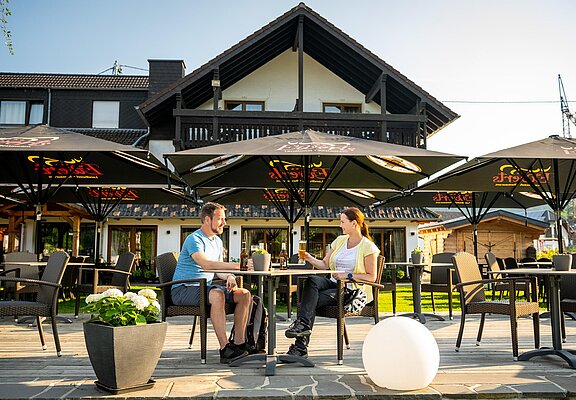 Biergarten 23 Landhotel Ewerts in Insul