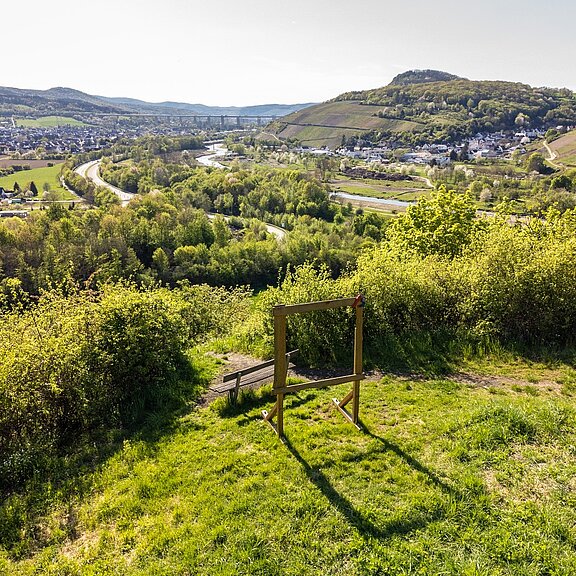 Bilderrahmen auf der Ehlinger Ley