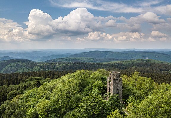 Blick auf den Kaiser-Wilhelm-Turm