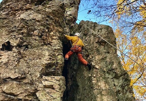 Teufelsley, Ahrtal, Klettern