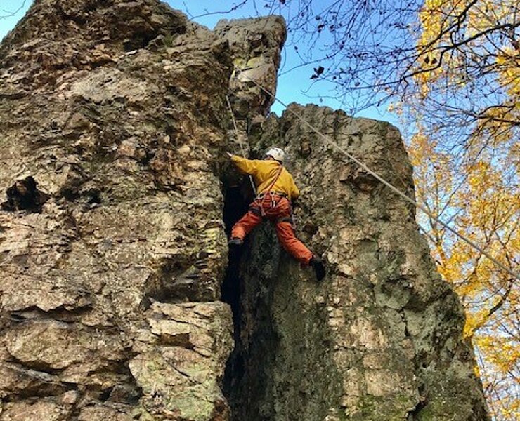 Teufelsley, Ahrtal, Klettern