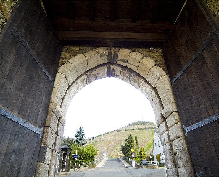 Ahrweiler, Adenbachtor, Weinberge, Stadtmauer, Ahrtal