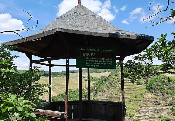 Der Pavillon auf der Katzley