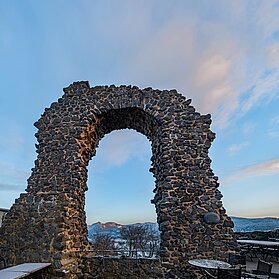 Rolandsbogen im Winter
