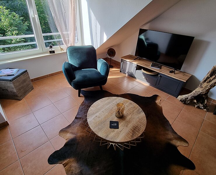 Wohnzimmer Fewo Sternenhimmel