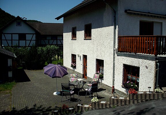 Blick auf das Haus