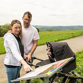 Infotafel große Burgrunde