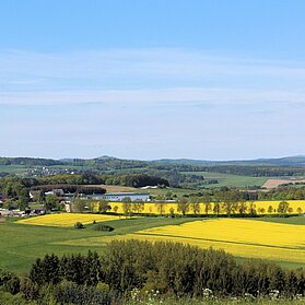 Fernblick vom Aussichtspunkt Hömmerich