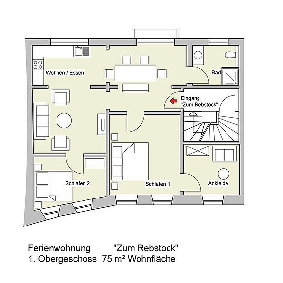 Grundriss "Rebstock"