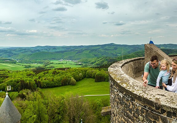 Aussicht von der Burgruine Nürburg