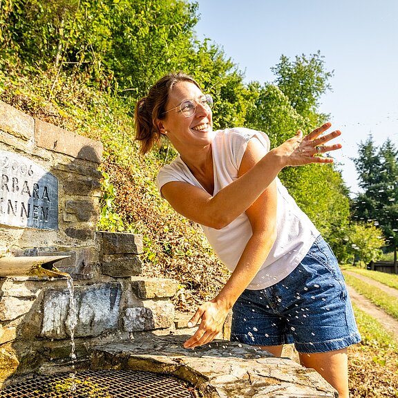 Barbarabrunnen im Sahrbachtal