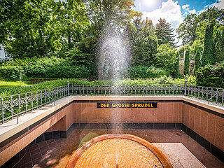 Grpßer Sprudel, Ahrtal, Kurpark, Bad Neuenahr-Ahrweiler