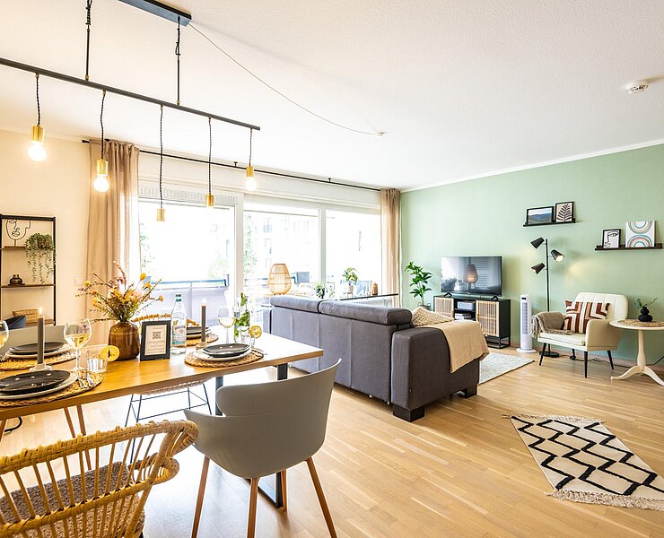 Ess- und Wohnzimmer