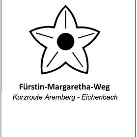 Wegelogo Kurzroute Fürstin-Margaretha-Weg Aremberg - Eichenbach