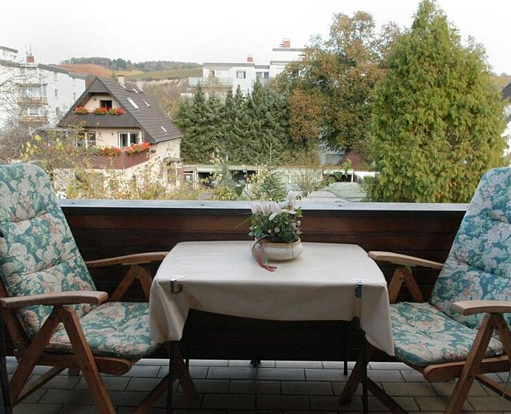Ausblick Balkon