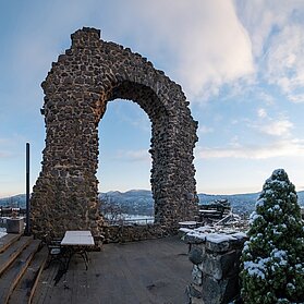 Rolandsbogen im Winter