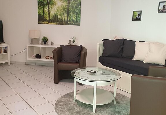 Sofa im Wohnzimmer