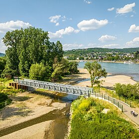 Brücke über die Ahrmündung bei Sinzig