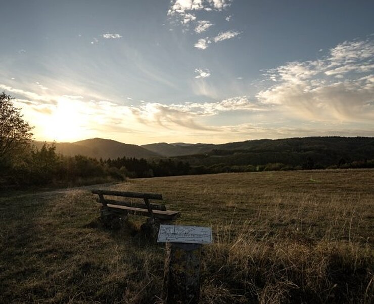 Ausblick in Kirchwald