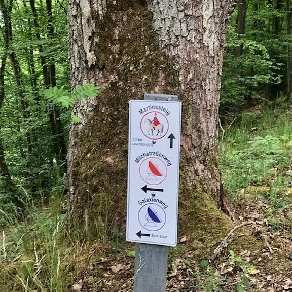 Rundweg: Milchstraßen- und Galaxienweg, Martinssteig