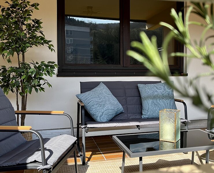 Loggia Sitzgelegenheit