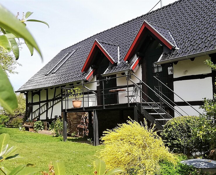 Eingang zu den Ferienwohnungen