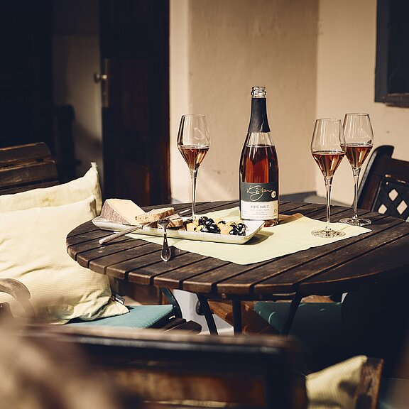 Eingang -Terasse Ferienwohnung