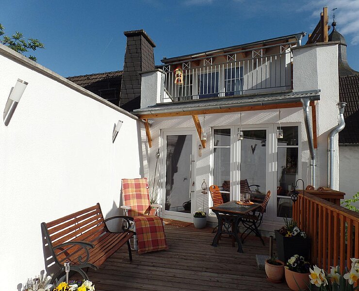 Terrasse unten