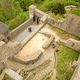 Burgruine Nürburg Grundriss