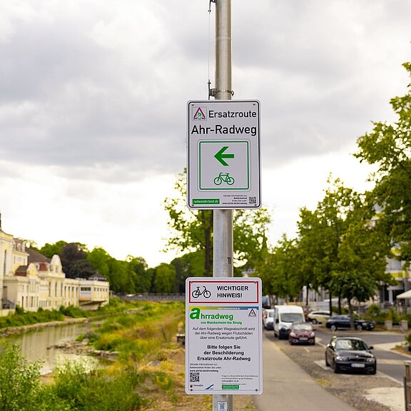 Ahr-Radweg in Bad Neuenahr-Ahrweiler