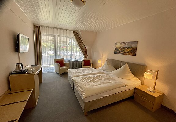 Doppelzimmer mit Balkon