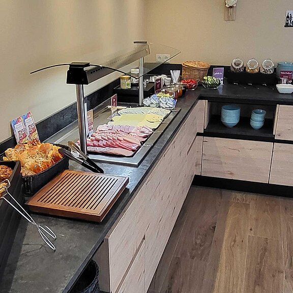regionales Frühstücksbuffet