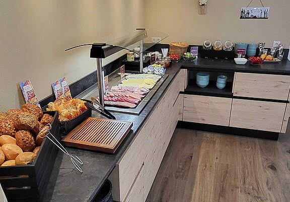 regionales Frühstücksbuffet