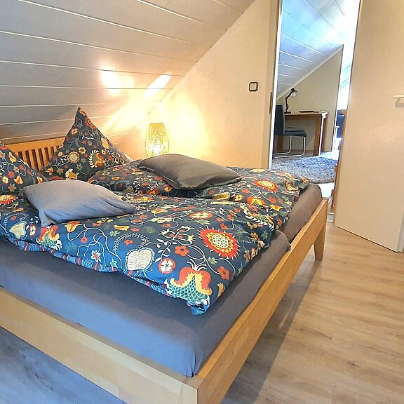 Schlafzimmer auf der Galerie