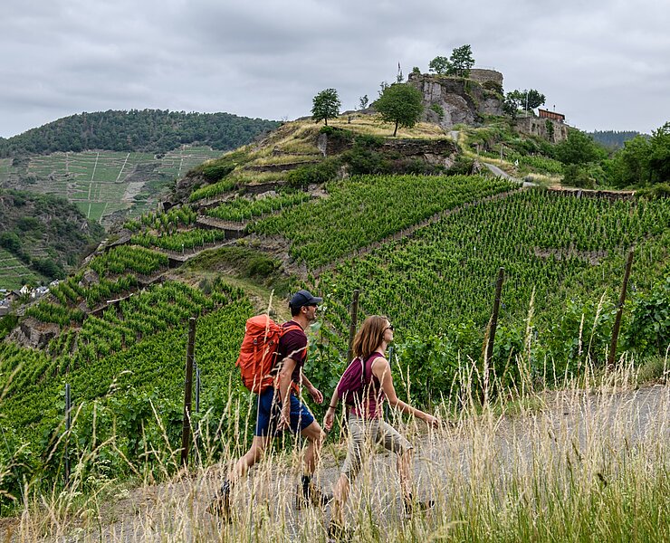 Aufstieg zur Saffenburg