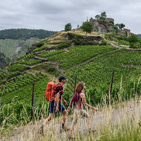 Aufstieg zur Saffenburg