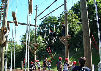 Seilpark, Hochseil, Klettern, Ahrweiler, Ahrtal, Rotweinwanderweg