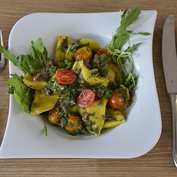 Vegane Pasta mit Tomaten