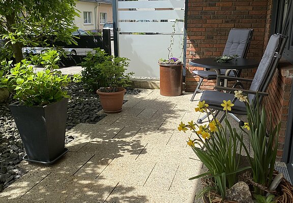 Terrasse / überdachter Freisitz