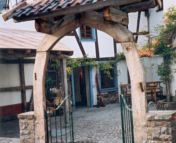 Innenhof Ferienwohnungen