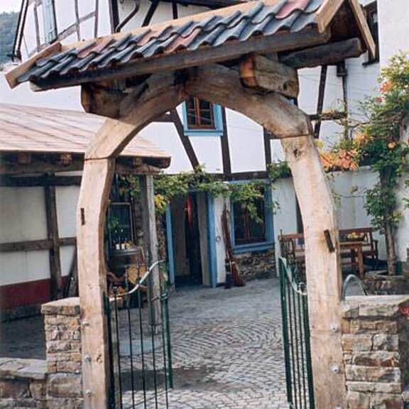 Innenhof Ferienwohnungen