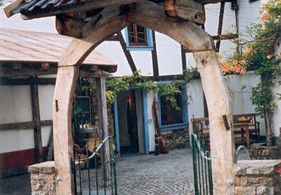 Innenhof Ferienwohnungen